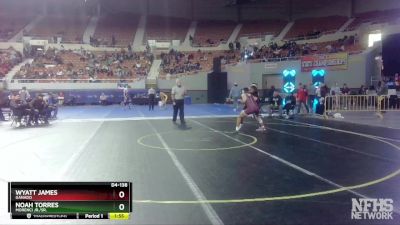 D4-138 lbs Champ. Round 1 - Noah Torres, Morenci Jr./Sr. vs Wyatt James, Ganado