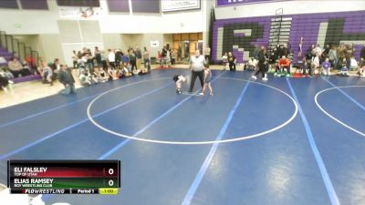 50 lbs Champ. Round 1 - Eli Falslev, Top Of Utah vs Elias Ramsey, Roy Wrestling Club