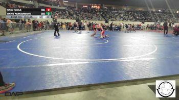 123 lbs Consi Of 32 #1 - Cael Ragle, Collinsville Junior High vs Davis Klingenberg, Crossings Christian School