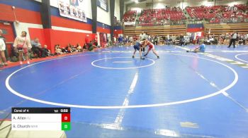 92 lbs Consi Of 4 - Avery Allen, Tulsa Union vs Stryker Church, Berryhill High School