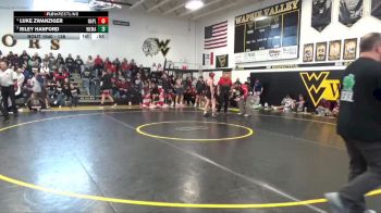 138 lbs Quarterfinal - Riley Hanford, West Marshall vs Luke Zwanziger, Nashua-Plainfield