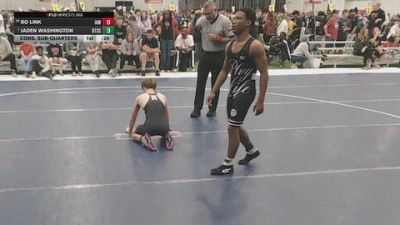 132 lbs Cons. Sub-quarters - Bo Link, Immortal Athletics WC vs Jaden Washington, Beat The Streets Chicago