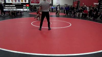 138 lbs Quarterfinal - Braxton Wade, Muscatine vs Zach Luedtke, Cardinal Community