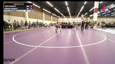 86 lbs Rr Rnd 2 - Cree Moseley, Panhandle RTC vs Ezekiel Bennett, NB Elite Wrestling Club