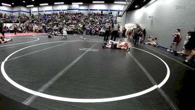 92 lbs Rr Rnd 3 - Blaine Derryberry, Lions Wrestling Academy vs Cooper Summers, Mustang Bronco Wrestling Club