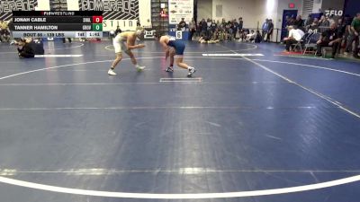 139 lbs R-64 - Jonah Cable, Shaler vs Tanner Hamilton, Grove City