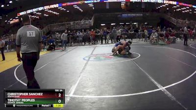 190 3A Semifinal - Timothy Peoples, George Jenkins vs Christopher Sanchez, South Dade