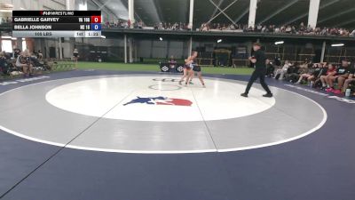105 lbs Gabrielle Garvey, Virginia vs Bella Johnson, North Carolina