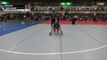 95 lbs Round 5 - Easton Allert, SHED Wrestling vs Mason Rau, New Prague