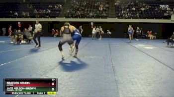 174 lbs Cons. Round 2 - Braeden Hendel, Luther vs Jace Nelson-Brown, Cornell College