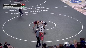 105 lbs 7th Place Match - Sydney Caven, Pierre T.F. Riggs vs Shaylee Arredondo, Brandon Valley