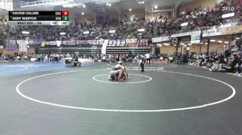 150 lbs Cons. Round 2 - Kody Wartick, South Haven HS vs Colton Collins, Osage City HS