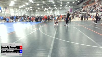 59 lbs Quarters - Emmett Jay Patrick, Mat Demon Wrestling Club vs Xavier Almaguer, Victory Wrestling-Central WA