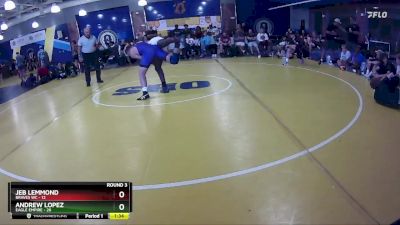 175 lbs Round 3 (8 Team) - Andrew Lopez, Eagle Empire vs Jeb Lemmond, Braves WC