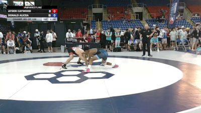 138 lbs Champ. Rd Of 128 - Ayden Caywood, Idaho vs Donald Alicea, Georgia