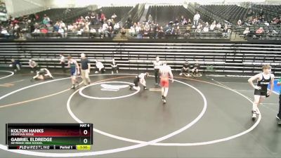129 lbs Champ. Round 1 - Kolton Hanks, Mountain Ridge vs Gabriel Eldredge, Skyridge High School