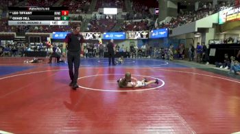 55 lbs Cons. Round 3 - Leo Tiffany, Butte Wrestling Club vs Quaid Hill, Sidney Wrestling Club