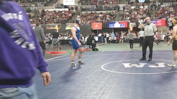 AA - 190 lbs Cons. Round 2 - Cash Kipp, Helena Capital vs Tyson Scheel, Gallatin (Bozeman)
