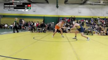 215 lbs Cons. Round 2 - Justin Jones, Whitmer vs Logan Barbour, Sylvania Southview