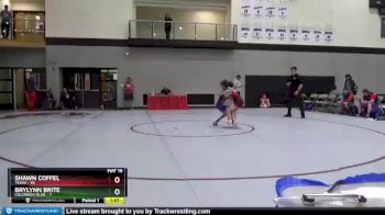 71 lbs Semis & 3rd Wb (16 Team) - Shawn Coffel, Texas vs Brylynn Brite, Colorado Blue