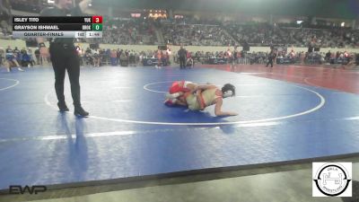87 lbs Quarterfinal - Isley Tito, Yukon vs Grayson Ishmael, Broken Arrow