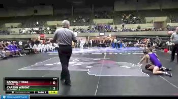 106 lbs Semis & 1st Wrestleback (8 Team) - Carson Wright, Ellsworth vs Camden Thiele, Holmen