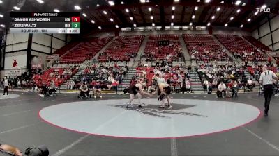 184 lbs Semifinal - Damon Ashworth, Central Missouri vs Zeke Waltz, McKendree