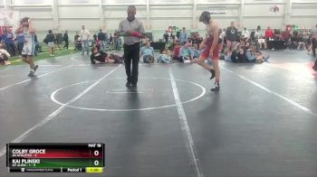 120 lbs Round 5 (10 Team) - Kai Plinski, GT Alien - 1 vs Colby Groce, 84 Athletes