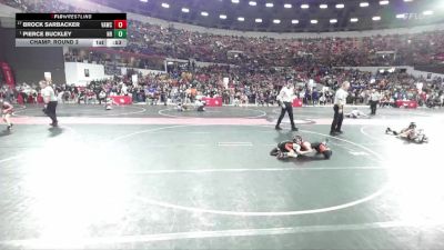 66 lbs Champ. Round 2 - Pierce Buckley, New Richmond vs Brock Sarbacker, Verona Area Wrestling Club