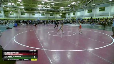 65 lbs Quarterfinal - Audrina Summers, Touch Of Gold vs Hudson Utesch, Siouxland Wrestling Academy