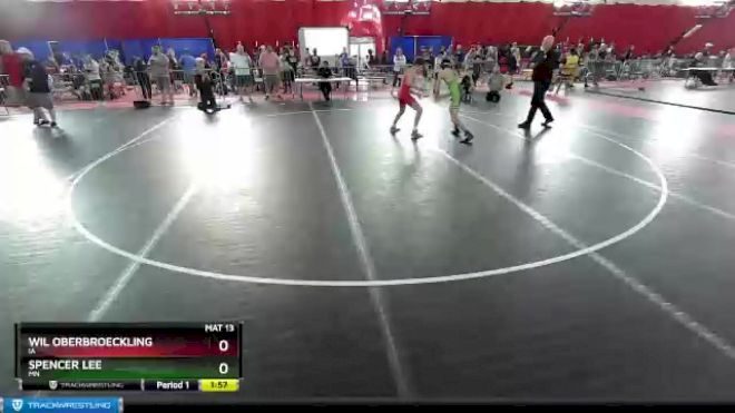 113 lbs Cons. Round 1 - Wil Oberbroeckling, IA vs Spencer Lee, MN