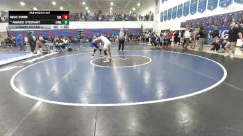 157 lbs Champ. Round 2 - Milo Cord, Coeur D Alene vs Amado Stewart, St. Maries
