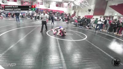125 lbs 7th Place Match - Amberley Clifton, Salinas vs Jennifer Black, San Lorenzo Valley