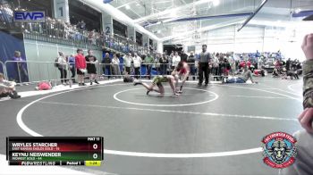 96 lbs Round 2 (4 Team) - Wryles Starcher, East Kansas Eagles Gold vs Keynu Neiswender, Midwest Gold