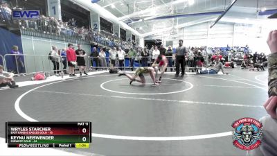 96 lbs Round 2 (4 Team) - Wryles Starcher, East Kansas Eagles Gold vs Keynu Neiswender, Midwest Gold