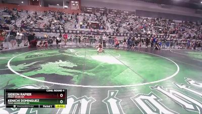 83 lbs Cons. Round 4 - Kenichi Dominguez, Team Aggression WC vs Gideon Rapier, Priest River WC