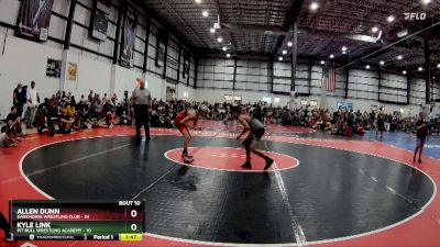 90 lbs Round 4 (6 Team) - Allen Dunn, DARKHORSE WRESTLING CLUB vs Kyle Link, PIT BULL WRESTLING ACADEMY