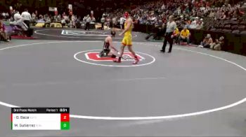 138-2A 3rd Place Match - D.J. Baca, Rocky Ford vs Matthew Gutierrez, Burlington