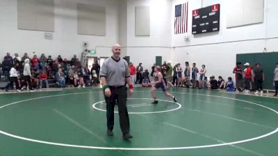 140 lbs Champ. Round 2 - Jasen Preston, McAdory Middle School vs Dwight Cofield, Oak Mountain Middle School