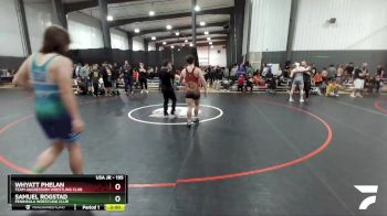 195 lbs Quarterfinal - Whyatt Phelan, Team Aggression Wrestling Club vs Samuel Rogstad, Peninsula Wrestling Club