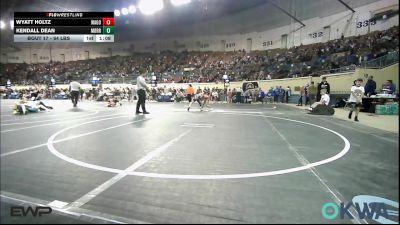 64 lbs Round Of 32 - Wyatt Holtz, Wagoner Takedown Club vs Kendall Dean, Morris Wrestling Association