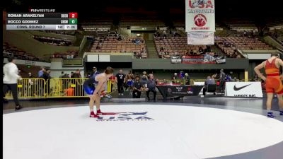Cons. Round 7 - Roman Arakelyan, Birmingham Community Charter High School Wrestling vs Rocco Godinez, Centennial High School Wrestling