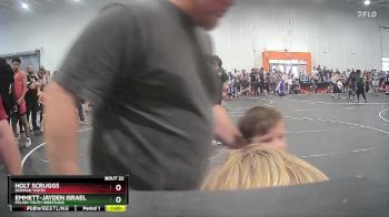 50 lbs Champ. Round 2 - Holt Scruggs, Dorman Youth vs Emmett-Jayden Israel, Pelion Youth Wrestling