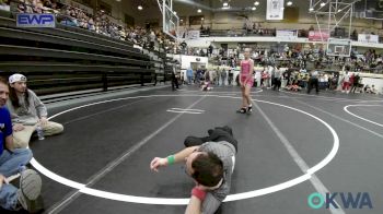 85 lbs Quarterfinal - Adyson Wagner, Choctaw Ironman Youth Wrestling vs Joseph Mattheisen, Standfast OKC