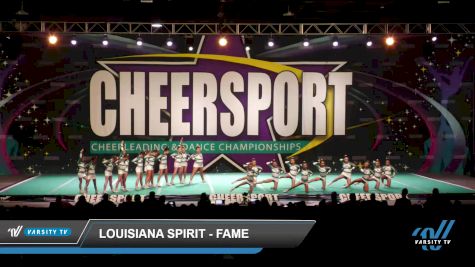 Louisiana Spirit - Fame [2022 L1 Youth - Small - A] 2022 CHEERSPORT National Cheerleading Championship