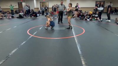 78 lbs Rr Rnd 3 - Leah McBride, Partner Trained Girls vs Giada Croteau, PA West