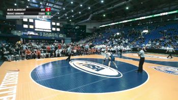 157 lbs Finals (8 Team) - Alex Albrecht, Oak Park (O.P.-River Forest) vs Isaac Lenard, St. Charles (East)