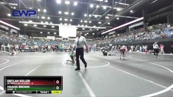 115 lbs Cons. Round 2 - Declan Keller, DC Wrestling Academy vs Mason Brown, Derby