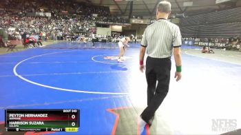 1B/2B 126 Cons. Semi - Peyton Hernandez, Napavine vs Harrison Suzara, Kalama