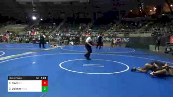 100 lbs Semifinal - Otis Davis, Rtl Trained vs Damen Vollmer, Poway Elite